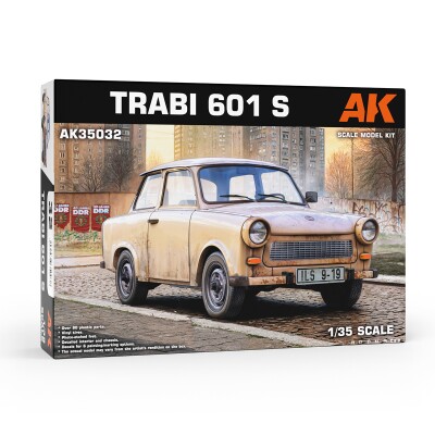 Сборная модель 1/35 Автомобиль Trabant "Trabi" 601 S AK-Interactive 35032 детальное изображение Автомобили 1/35 Автомобили