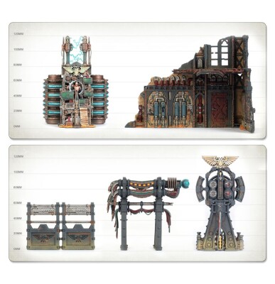 Ігровий набір Warhammer 40000 - COMBAT PATROL TERRAIN SET - BATTLEZONE детальное изображение Игровые наборы WARHAMMER 40,000