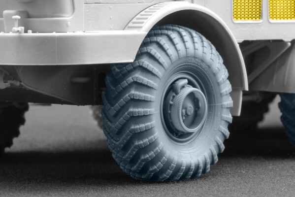 Набір коліс (з деформацією) I-159 для ZIL-135 від Trumpeter ScaleX WM-35040W детальное изображение Колёса Афтермаркет