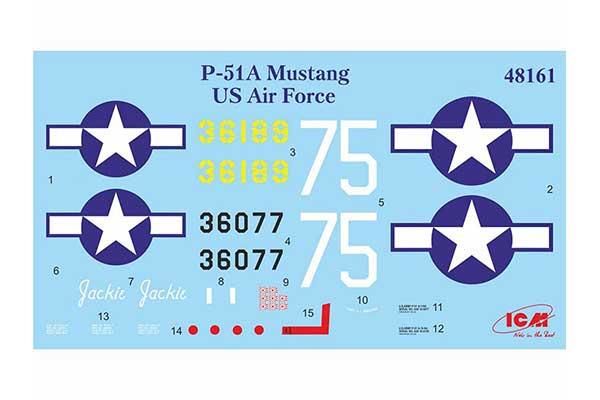 Mustang P-51А детальное изображение Самолеты 1/48 Самолеты