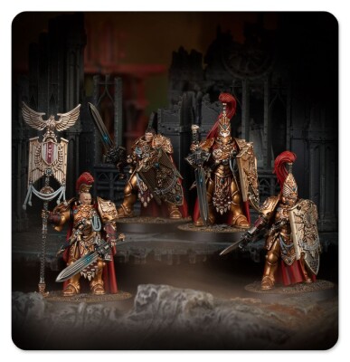 Игровой набор Warhammer 40000 - HORUS HERESY: CUSTODES - SENTINEL GUARD SODALITY детальное изображение Ересь Хоруса WARHAMMER 40,000