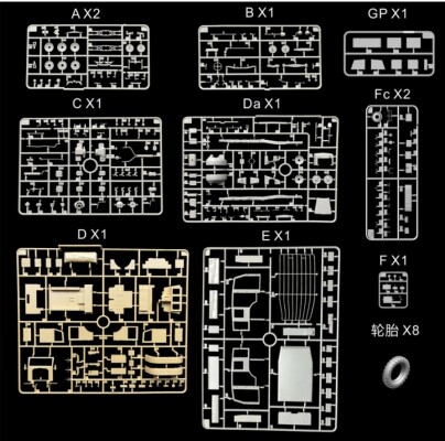 Scale model 1/35 German car Krupp Protze. 19 (radio command vehicle) Bronco 35220 детальное изображение Бронетехника 1/35 Бронетехника