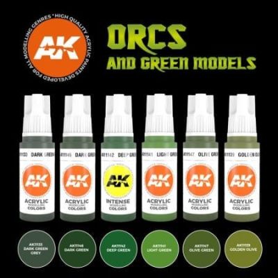 ORCS AND GREEN MODELS детальное изображение Наборы красок Краски