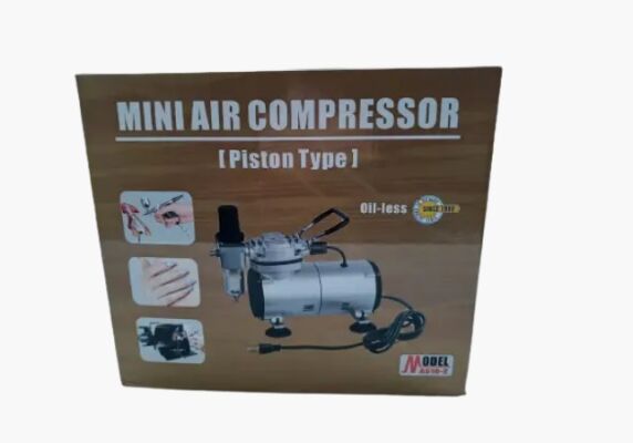 The as-18-2 airbrush compressor is oil-free, with a gearbox and a filter детальное изображение Компрессоры Инструменты