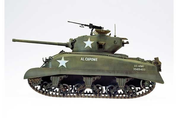 Сборная модель 1/35 Танк Шерман M4-A1 Италери 0225 детальное изображение Бронетехника 1/35 Бронетехника