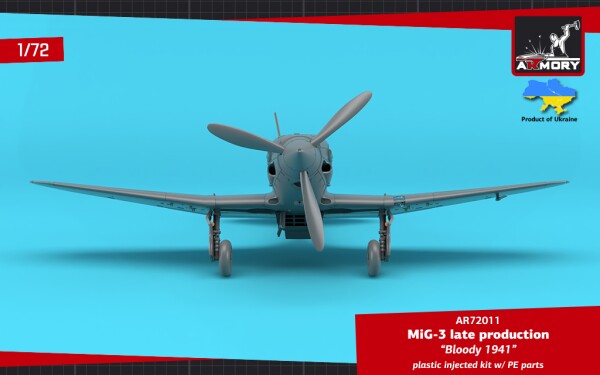 Сборная модель 1/72 Истребитель МиГ-3 поздний – «Кровавый 1941» Armory Models Group 72011 детальное изображение Самолеты 1/72 Самолеты