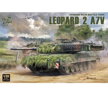 Збірна модель 1/35 Танк Леопард 2 A7V Border Model BT-040 детальное изображение Бронетехника 1/35 Бронетехника