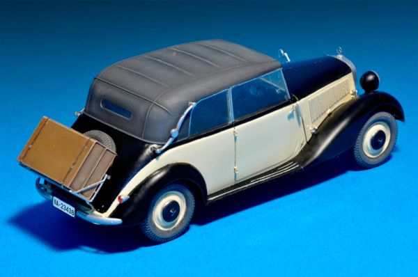 Збірна модель німецького штабного автомобіля Тип 170V Кабріолет детальное изображение Автомобили 1/35 Автомобили