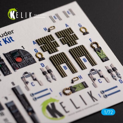 A-6E Intruder decal interior for Trumpeter kit 1/72 KELIK K72129 детальное изображение 3D Декали Афтермаркет