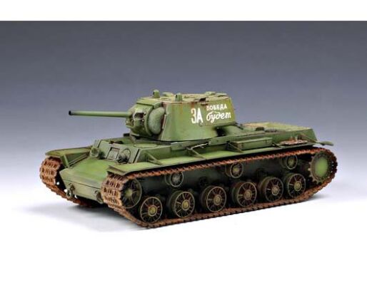 Збірна модель 1/35 Радянський танк KV-1 model 1942 з легкою литою баштою Trumpeter 00360 детальное изображение Бронетехника 1/35 Бронетехника