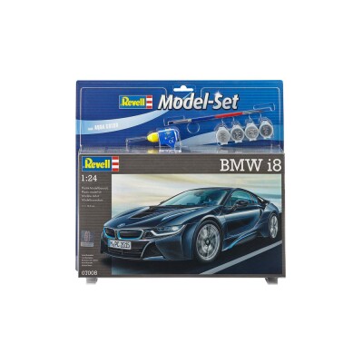 Scale model 1/24 BMW i8 car - Gift set Revell 67008 детальное изображение Автомобили 1/24 Автомобили