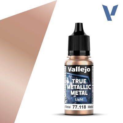 Акрилова фарба Іржавий метал Світлий тон (Rusty Metal Light) Vallejo True Metallic Metal VAL 77118 детальное изображение True Metallic Metal Vallejo