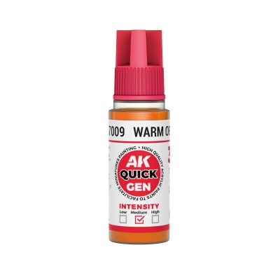 Акрилова фарба WARM ORANGE / Теплий помаранчевий QUICK GEN COLOR AK-Interactive AK 17009 детальное изображение Акриловые краски Краски