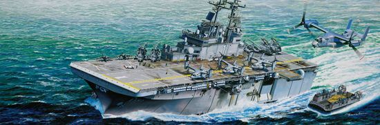 USS Wasp LHD-1 детальное изображение Флот 1/350 Флот