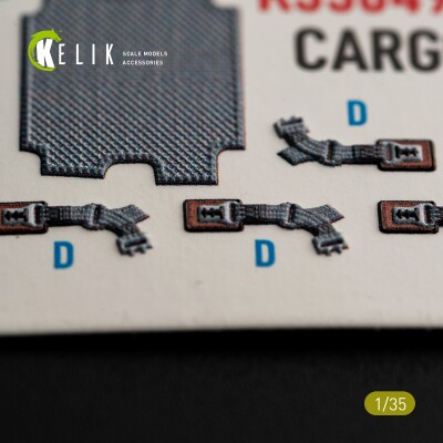 Bell UH-1 B Huey - Cargo Bay 3D декаль інтер'єр для комплекту Trumpeter 1/35 KELIK K35049 детальное изображение 3D Декали Афтермаркет
