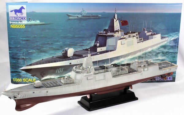 Scale model 1/350 Chinese NAVY Type 055 DDG large Destroyer Bronco NB5055 детальное изображение Флот 1/350 Флот