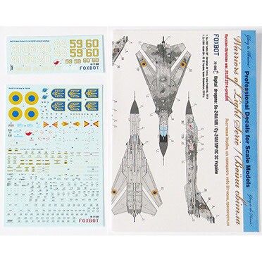 Foxbot 1:72 Su-24M/MR Decals, Digital Dragons, Ukrainian Air Force with Stencils FB 72-080T детальное изображение Декали Афтермаркет