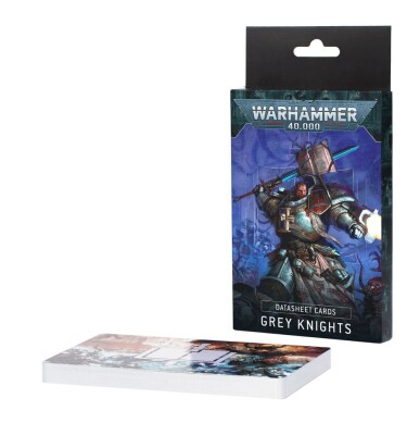 Ігрові карти Warhammer 40000 - DATASHEET CARDS: GREY KNIGHTS (ENGLISH) детальное изображение Серые Рыцари Космические Десантники