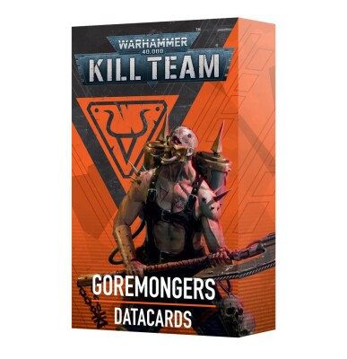 Игровые карты Warhammer 40000 - KILL TEAM: GOREMONGERS DATACARDS (ENG) детальное изображение Kill Team WARHAMMER 40,000