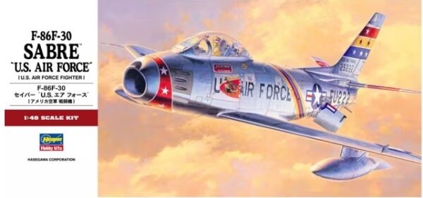 Збірна  модель F-86F-30 SABRE &quot;U.S. AIR FORCE&quot;PT13 1:48 детальное изображение Самолеты 1/48 Самолеты