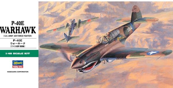Збірна  модель P-40E WARHAWKJT86 1:48	 детальное изображение Самолеты 1/48 Самолеты