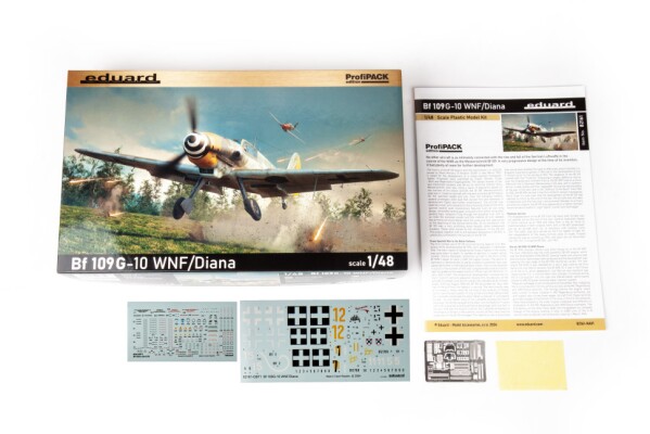 Сборная модель 1/48 Самолет Bf 109G-10 WNF/Diana Эдуард 82161 детальное изображение Самолеты 1/48 Самолеты