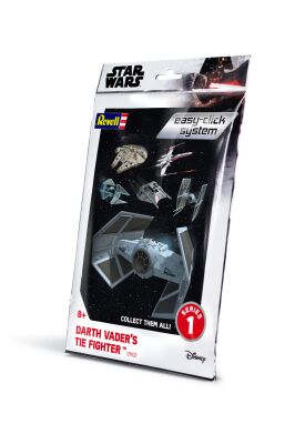 Космічний корабель Darth Vader's Tie Fighter (Easy-Click System) детальное изображение Star Wars Космос