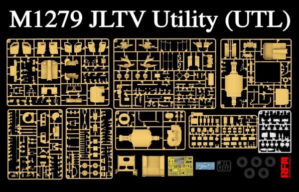 Збірна модель 1/35 Бронеавтомобіль M1279 JLTV Utility (UTL) RFM RM-5116 детальное изображение Автомобили 1/35 Автомобили