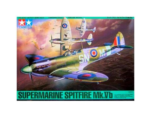 Scale model 1/48 British Fighter SUPERMARINE SPITFIRE MK.VB Tamiya 61033 детальное изображение Самолеты 1/48 Самолеты