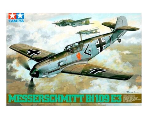 Scale model 1/48 German Fighter MESSERSCHMITT BF109 E-3 Tamiya 61050 детальное изображение Самолеты 1/48 Самолеты