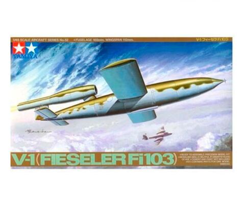 Збірна модель 1/48 Літак-снаряд MESSERSCHMITT BF109 E-3 V-1 (FIESELER FI103) Tamiya  61052 детальное изображение Самолеты 1/48 Самолеты