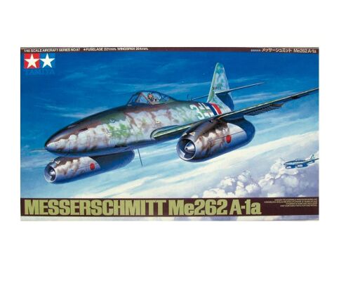 Збірна модель 1/48 Літак Messerschmitt ME262 A-1A  Tamiya 61087 детальное изображение Самолеты 1/48 Самолеты