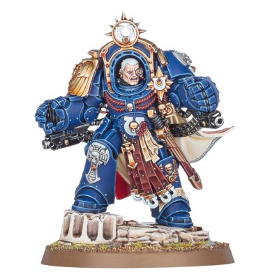Ігровий набір Warhammer 40000 - ULTRAMARINES - MARNEUS CALGAR IN ARMOUR OF ANTILOCHUS детальное изображение Ультрамарины Космические Десантники
