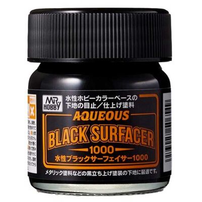 Aqueous Black Surfacer 1000 / Чорний ґрунт на водній основі детальное изображение Грунтовки Модельная химия
