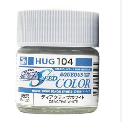 Aqueous Gundam Color DEACTIVE WHITE / Белый полуглянцевый детальное изображение Акриловые краски Краски