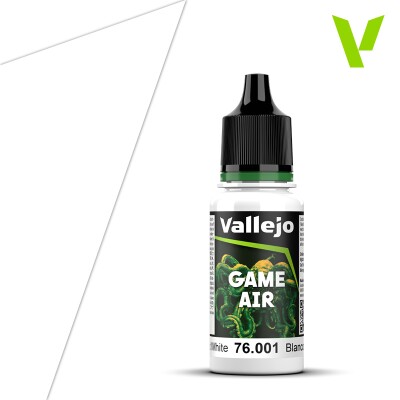 Acrylic paint Dead White Vallejo VAL 76001 детальное изображение Game Air Vallejo