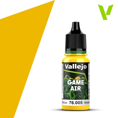 Acrylic paint Moon Yellow Vallejo VAL 76005 детальное изображение Game Air Vallejo