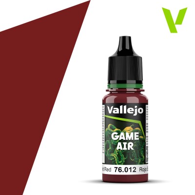 Acrylic paint Scarlet Red Vallejo VAL 76012 детальное изображение Game Air Vallejo