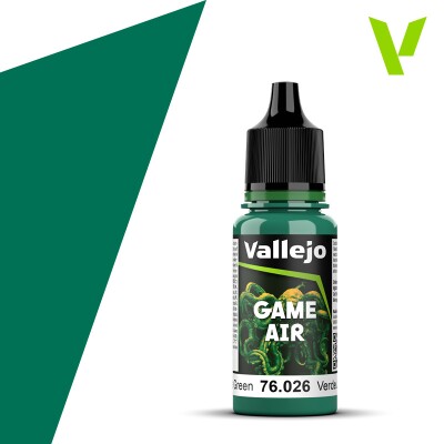 Acrylic paint Jade Green Vallejo VAL 76026 детальное изображение Game Air Vallejo