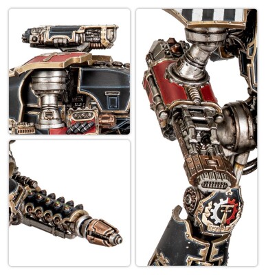 Ігровий набір Warhammer 40000 – HORUS HERESY: LEGIONS IMPERIALIS – MECHANICUM: REAVER TITAN GRAV/OBL &amp; VOLK/ANNH детальное изображение Ересь Хоруса WARHAMMER 40,000