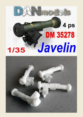 Модель 1/35 ПТРК Javelin с блоком прицела, 4 штуки, 3D печать ДАН Моделс 35278 детальное изображение Аксессуары Диорамы