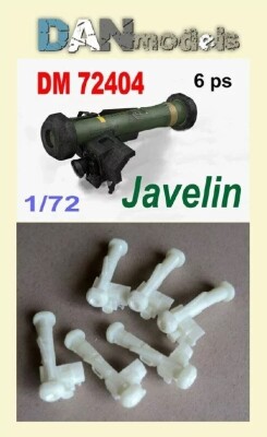 Модель 1/72 ПТРК Javelin, 6 штуки, 3D друк DANModels 72404 детальное изображение Аксессуары Диорамы