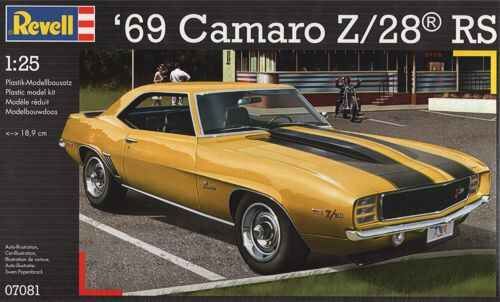 69 Camaro Z/28 RS детальное изображение Автомобили 1/25 Автомобили