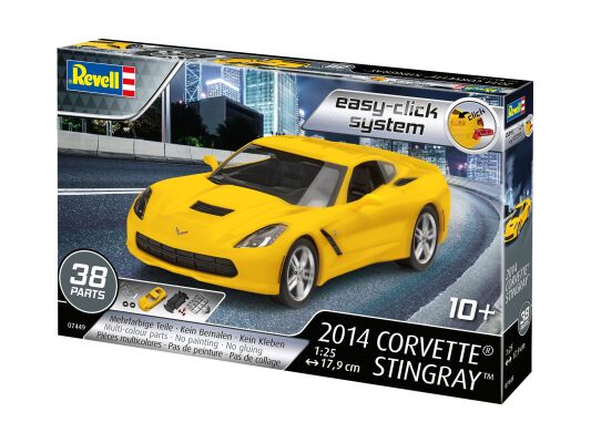 Автомобіль 2014 Corvette Stingray (Easy-click system) детальное изображение Автомобили 1/25 Автомобили