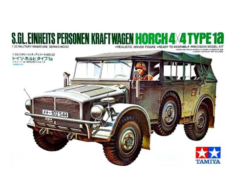 Збірна модель 1/35 Німецька Horch Type 1A Tamiya 35052 детальное изображение Автомобили 1/35 Автомобили