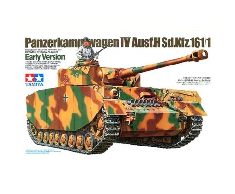 Scale model 1/35 Тank of the PZ.KPFW.IV AUSF.H EARLY VERSION Tamiya 35209 детальное изображение Бронетехника 1/35 Бронетехника