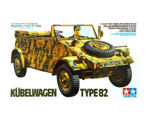 Сборная модель 1/35 Военный Автомобиль KUEBELWAGEN TYPE 82 Тамия 35213 детальное изображение Автомобили 1/35 Автомобили