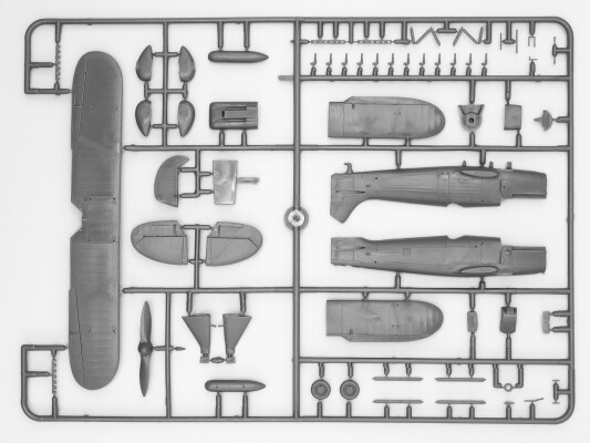 Збірна модель 1/72 Літак Heinkel He 51B-2 ICM 72192 детальное изображение Самолеты 1/72 Самолеты