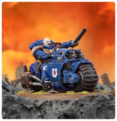 Игровой набор Warhammer 40000 - SPACE MARINES: OUTRIDER SQUAD детальное изображение Ультрамарины Космические Десантники