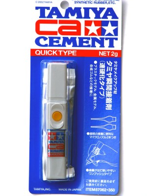 Супер клей швидкої дії (CA Cement) Tamiya 87062 детальное изображение Клей Модельная химия